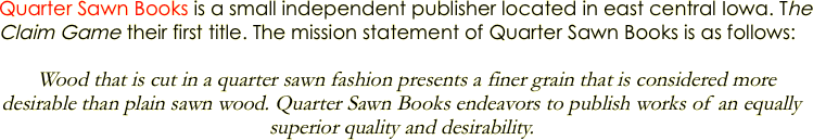 Quarter Sawn Books is a