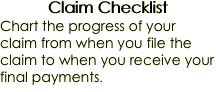 Claim Checklist